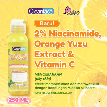 ❤ BELIA ❤ CLEAN FACE Micellar Water 100 Ml 250 Ml Micellar Water By Purbasari Pembersih Makeup