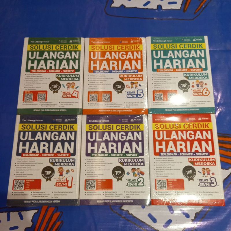 Jual BUKU SOLUSI CERDIK ULANGAN HARIAN KURIKULUM MERDEKA KELAS 1-6 SD ...