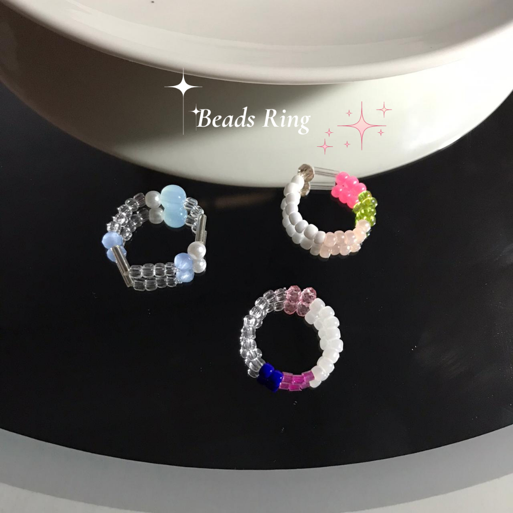 Jual BUY1 GET1 (Baca Deskripsi) •Beads Ring• |Cincin Manik-Manik| By ...