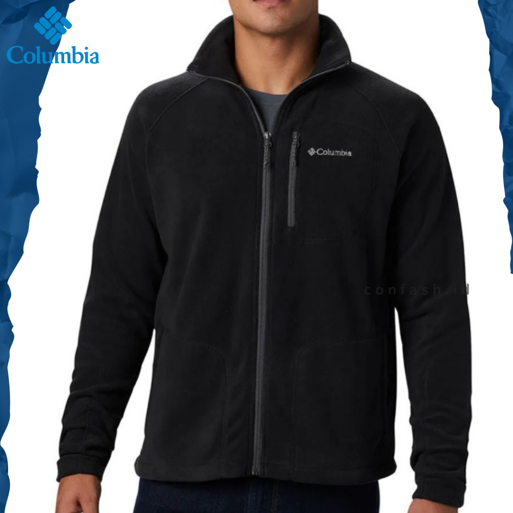 Jual Jaket Men's Fast Trek II Full Zip Fleece Black Jacket olumbia men ...