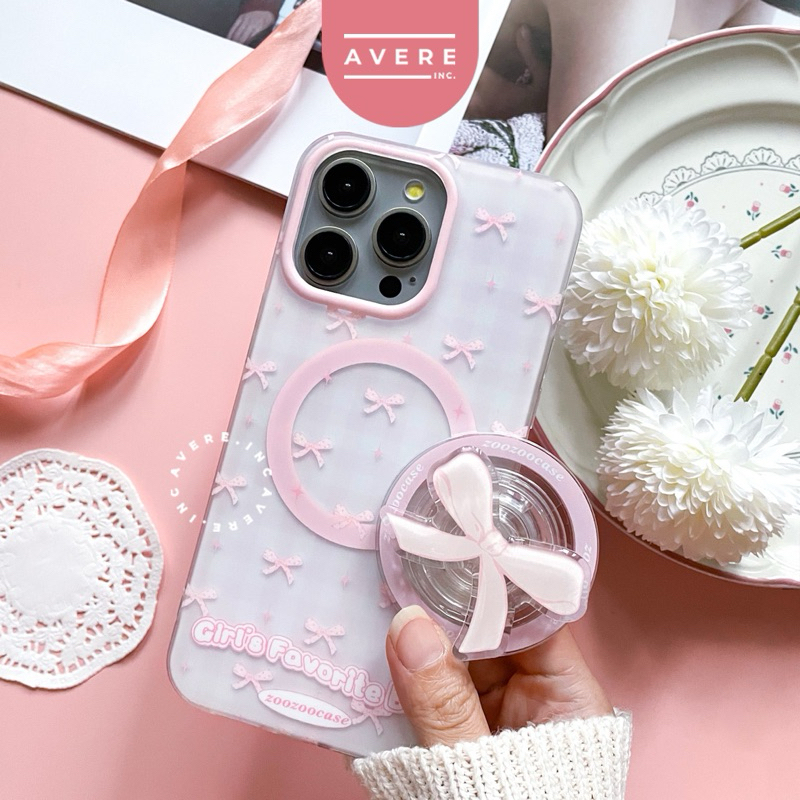 Jual NEW!! CASE PINK BOW MAGNETIC IPH 16 PROMAX 16 PRO 16 15 PROMAX 15 ...