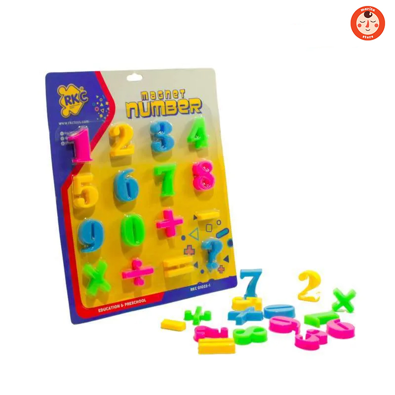Jual Mainan Edukasi Anak Magnetic Number Set | Shopee Indonesia