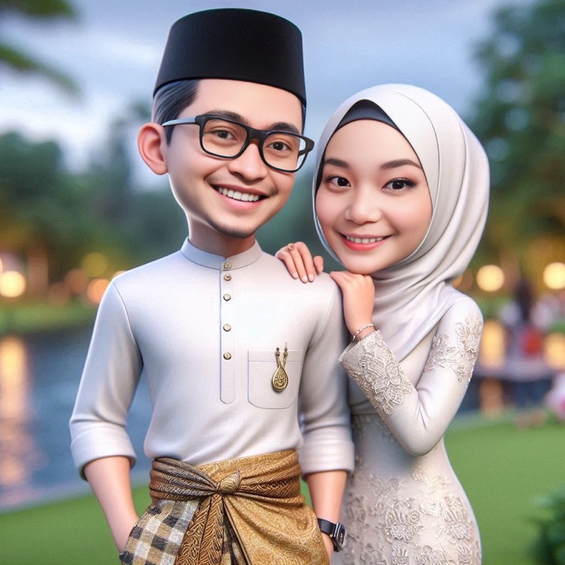 Jual Edit Foto Karikatur 3D bisa request + pengerjaan Cepat | Shopee ...