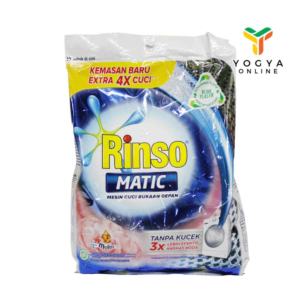 Jual Rinso Matic Deterjen Bubuk Bukaan Depan 1Kg | Shopee Indonesia