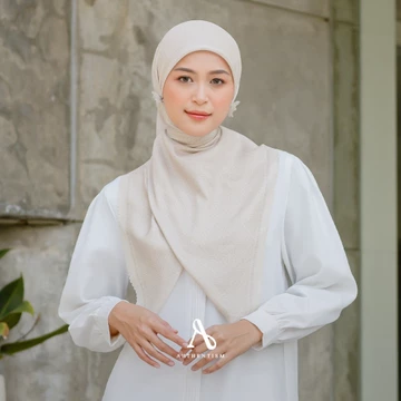 AUTHENTISM ID Fasya Series Kerudung Segi Empat Motif Dastan Voal Lasercut Premium