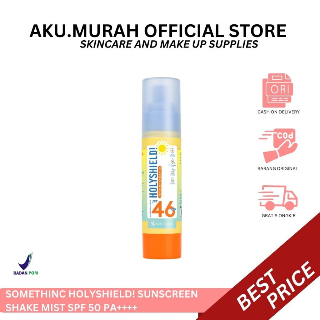Jual SOMETHINC HOLYSHIELD SUNSCREEN SHAKE MIST SPF50 PA+++ 50 ML ...
