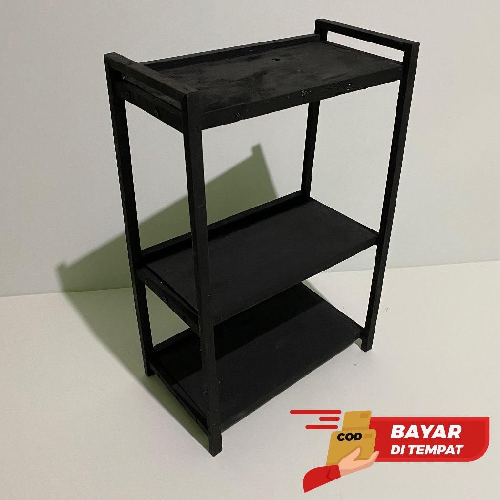 Jual Rak 3 Tingkat Medium | Rak Serbaguna | Rak Kayu Aesthetic Rak ...