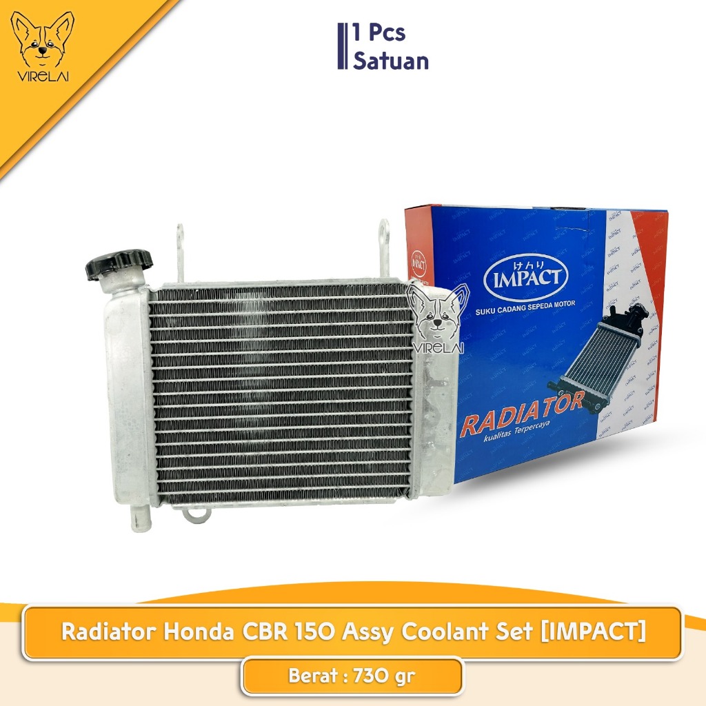 Jual Radiator Honda CBR 150 / CBR 150 LED Assy Coolant Set [IMPACT ...