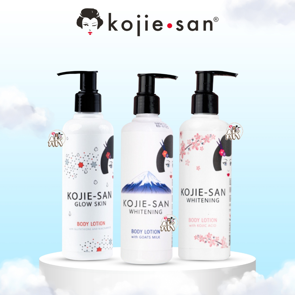 Jual KOJIE SAN WHITENING BODY LOTION 250ML SERIES ( GLOW SKIN / GOATS