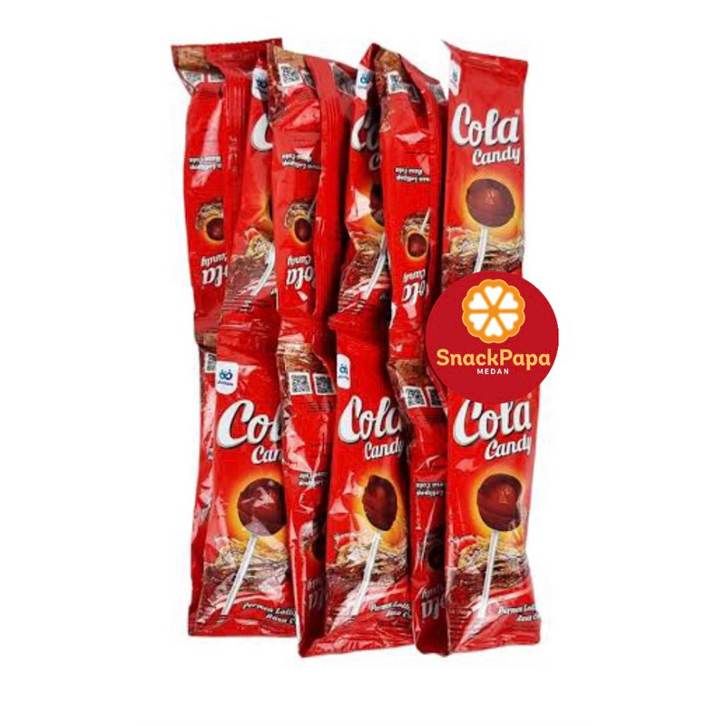 Jual PERMEN LOLLIPOP COLA CANDY RENCENG ISI 10 PCS | PERMEN LOLLIPOP ...