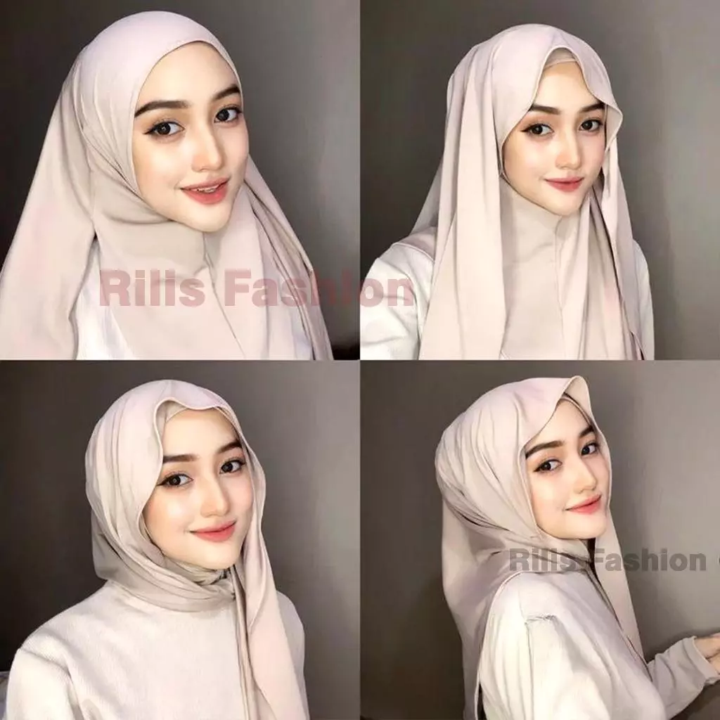 Pashmina Inner Oval Ninja Jersey Premium Elegan