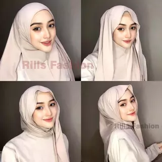 Pashmina Inner Oval Ninja Jersey Premium Elegan