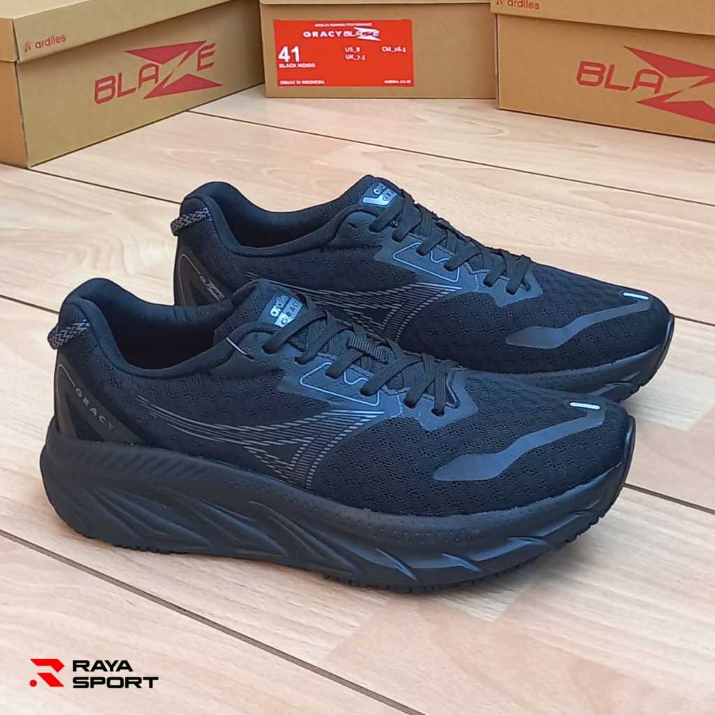 Jual ARDILES GRACY BLAZE BLACK INDIGO SEPATU RUNNING | Shopee Indonesia