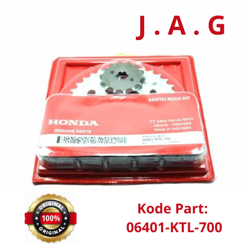 Jual Rantai Roda Kit 06401-KTL-700 (Drive Chain Kit) – Revo | Shopee ...