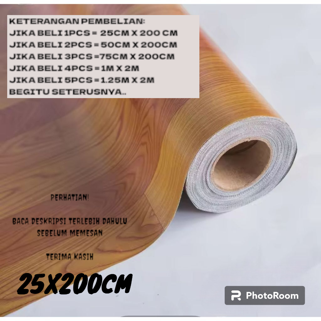 KARPET LANTAI VINYL ROLL TEBAL 0.7 MM - PANJANG 25 CM X LEBAR 2 M