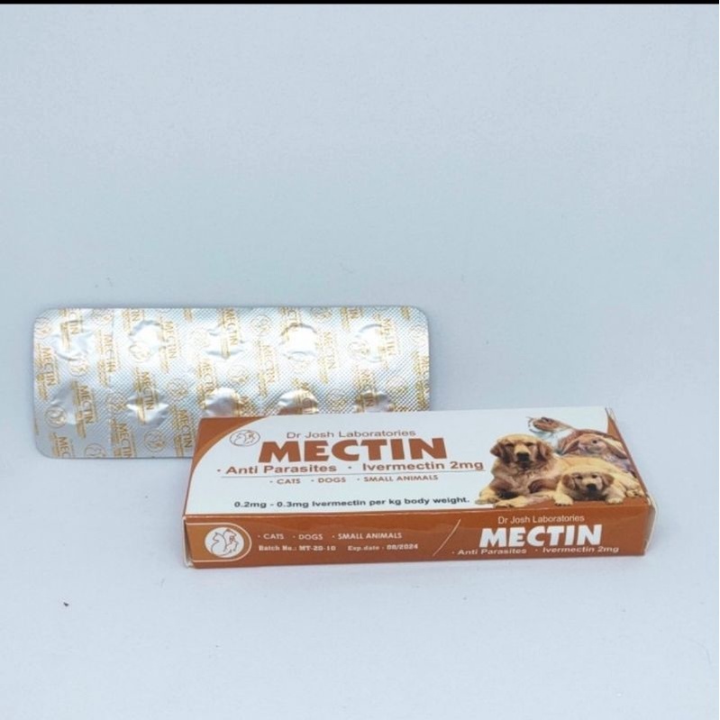 Jual (1 Tablet) Mectin Obat Kutu Anjing Kucing Kelinci Anti Parasit ...