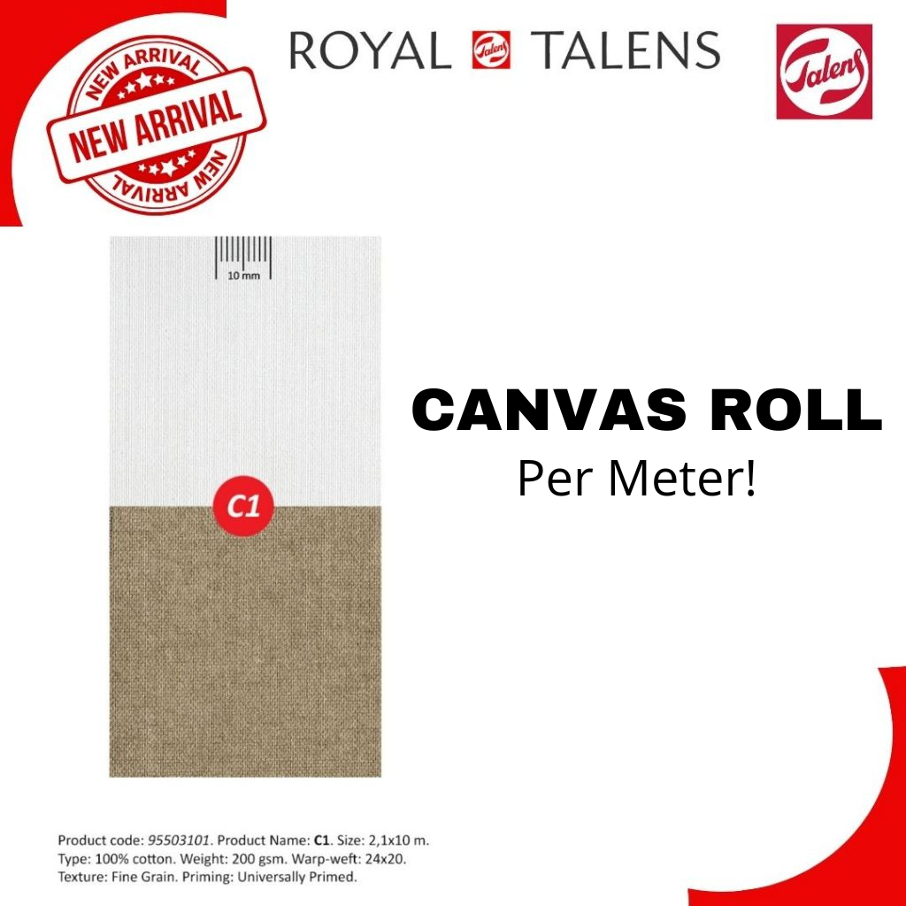 Jual TALENS CANVAS ROLL PER METER ( 210 X 100cm ) | Shopee Indonesia