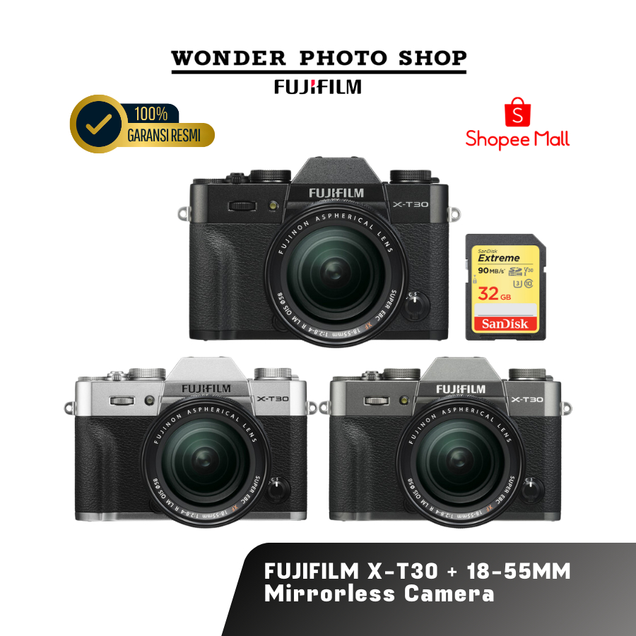 Jual Fujifilm X-T30 Kit XF 18-55mm Garansi Resmi Fujifilm Indonesia ...