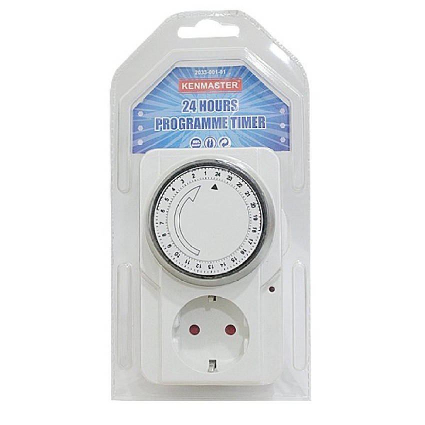 Jual Kenmaster Stop Kontak Timer Listrik Manual Analog 24 hours ...