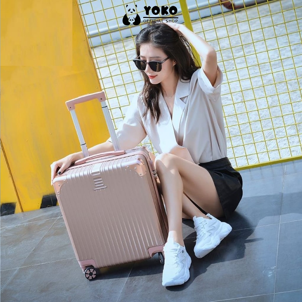 Jual YOKO Koper 18 Inch Koper Mini Mode Koper Pilot Tsa Lock Silent ...