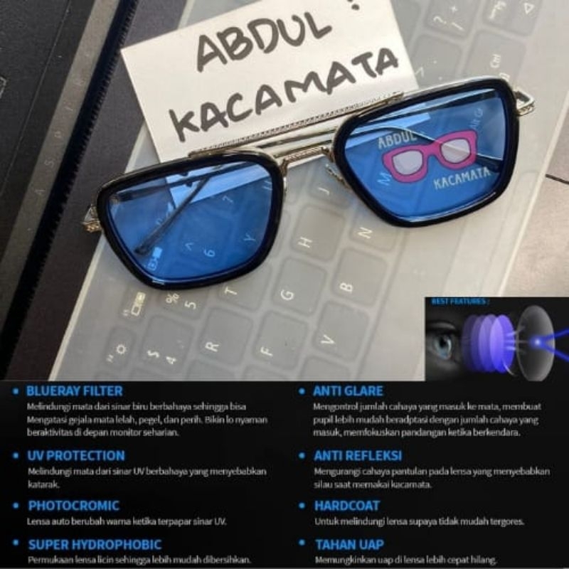Jual Kacamata Edith (Tony Stark) kacamata iron man, kacamata fashion ...