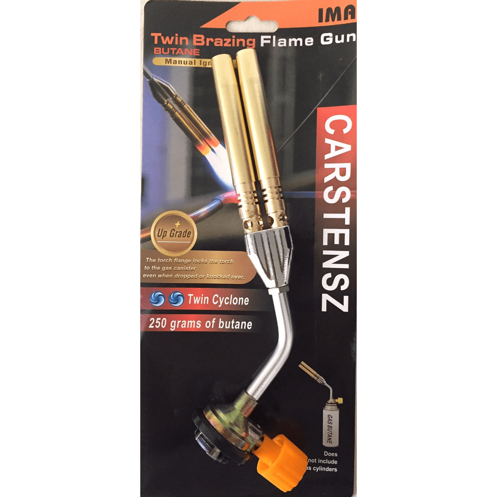 Jual Gas Torch Kepala Las Twin / Flame Gun Las Double Twin Brazing Gas ...
