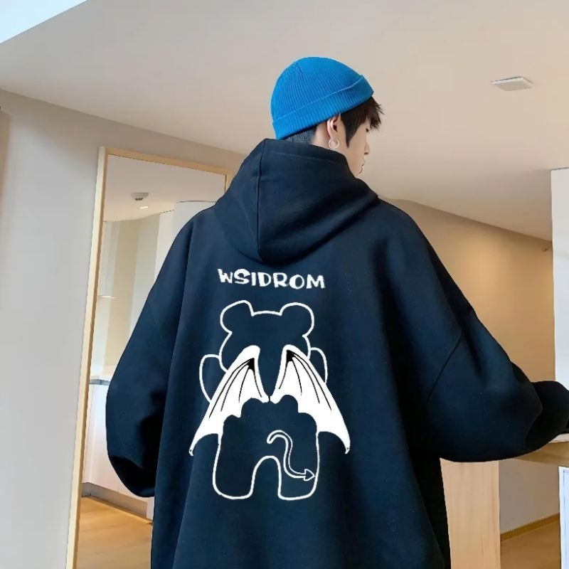 Jual Jaketin Aja S 6XL Hoodie BEAR ANGEL DEVIL HALLOWEEN Big