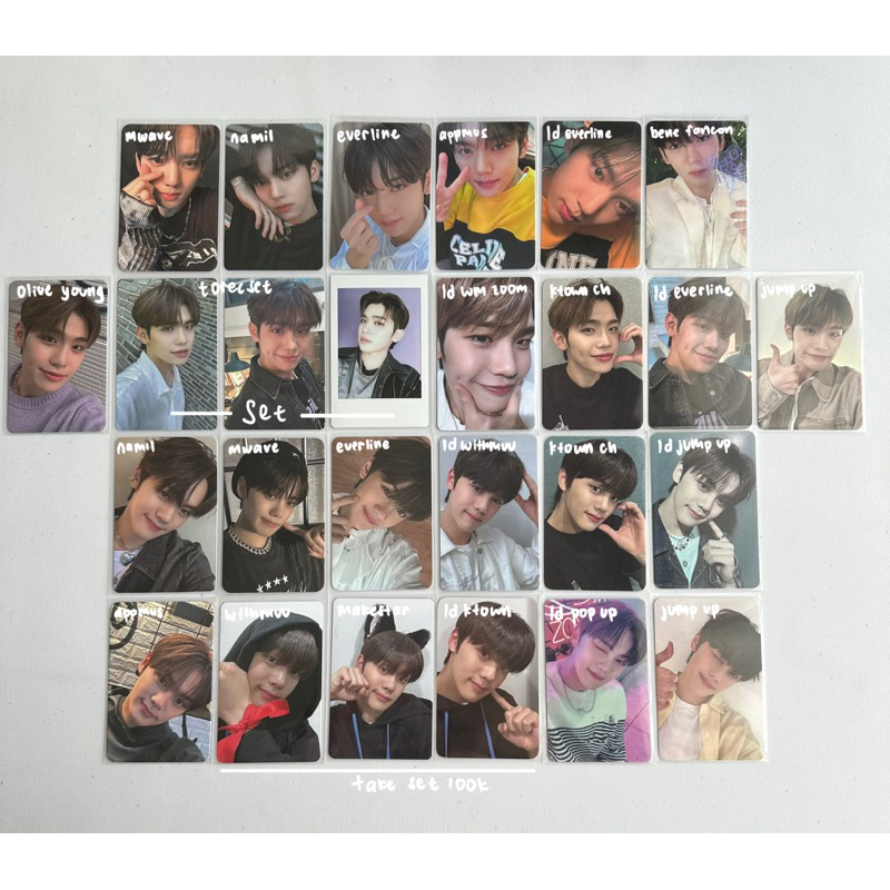 Jual zerobaseone zb1 yujin taerae gyuvin photocard pc yits youth
