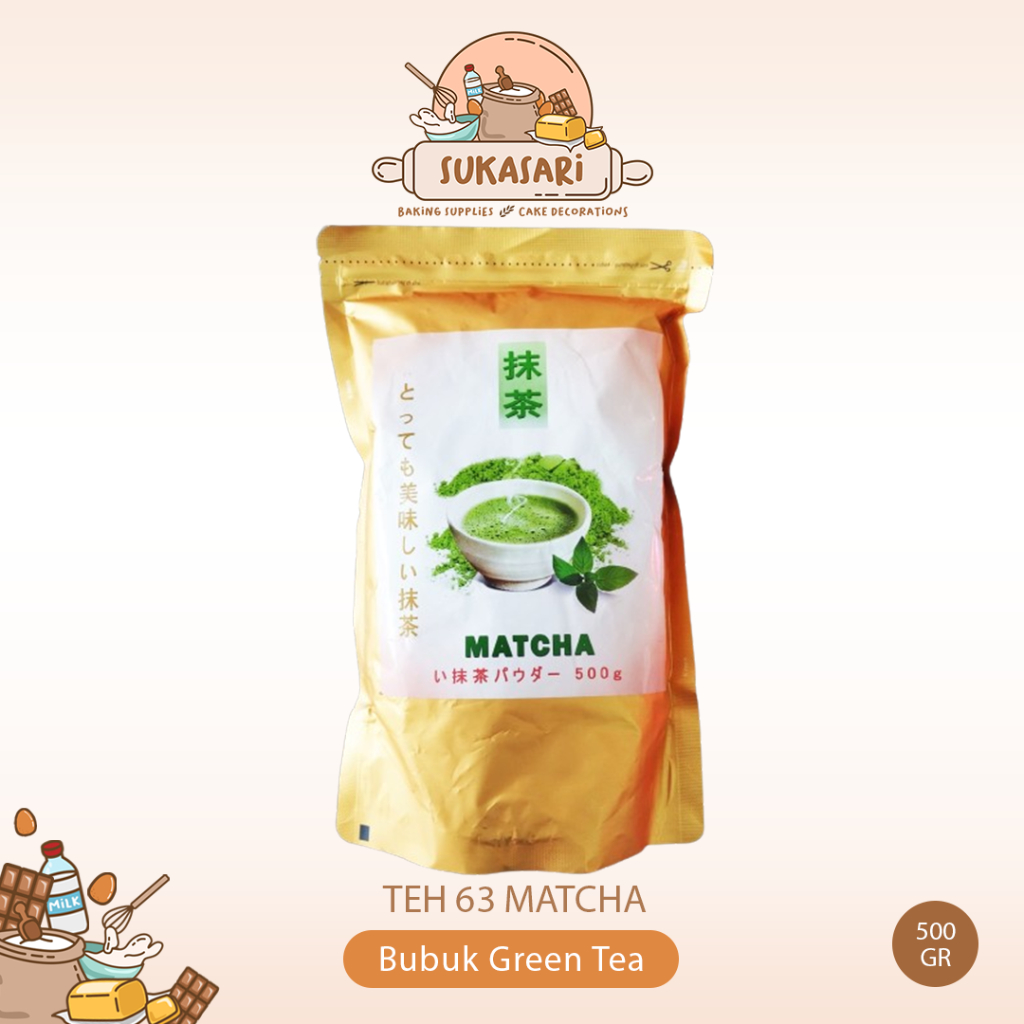 Jual Teh 63 Green tea powder 500gr bag matcha ocha bubuk green tea ...