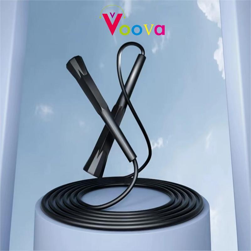 VOOVA Lompat Tali Alat Olahraga / Skipping Portable Active PVC/ Jump Rope Speed Active Sport / Loncat Tali Skipping Jump
