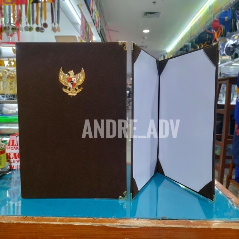 Jual map beludru coklat Garuda coating | Shopee Indonesia