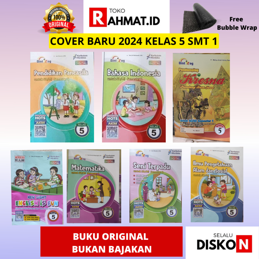 Jual Lks Bintang Kelas Semester Matematika Bahasa Indonesia Seni Musik Rupa Terpadu