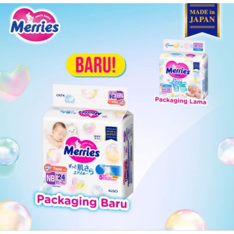 Jual Merries Premium Tape NB 24 | Shopee Indonesia