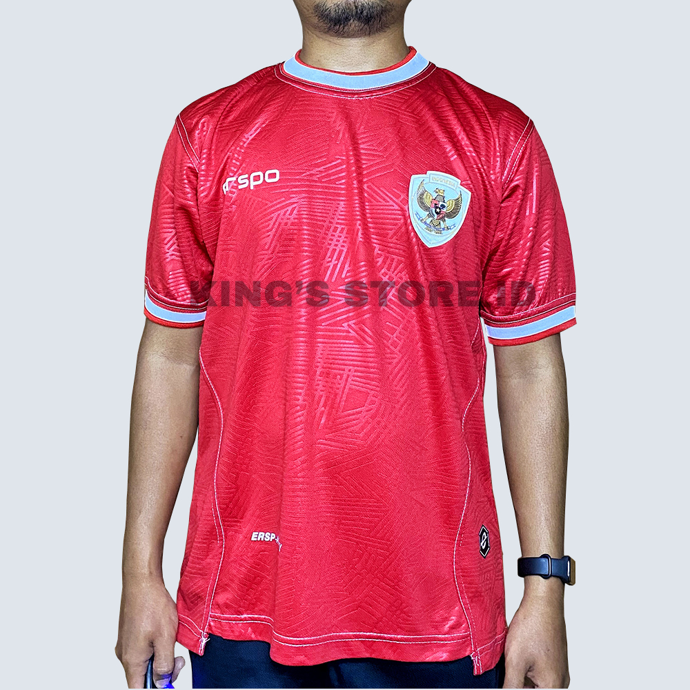 Jual Jersey Ersp0 Merah Home Timnas Indonesia 2024 Lengan Pendek ...