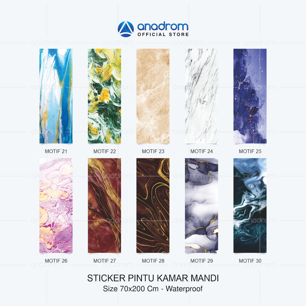 Jual Sticker Pintu Kamar Mandi | Sticker Pintu Kamar mandi Aesthetic ...