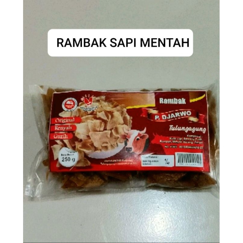 Jual RAMBAK SAPI / KERBAU MENTAH PAK DJARWO TULUNGAGUNG | Shopee Indonesia