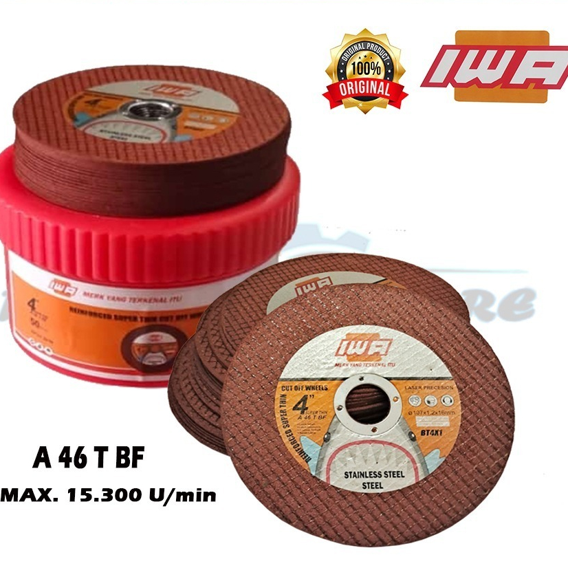Jual SALE!!! 1 BOX 50 Pcs IWA Cutting Wheel 4