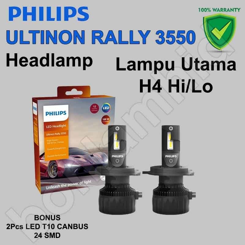 Jual Paket LED Ertiga 2Set Philips Ultinon Rally 50W Lampu Utama ...