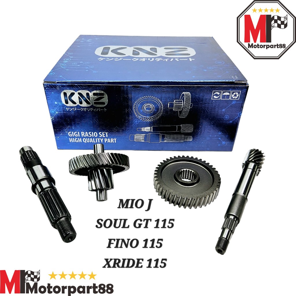 Jual GIGI GEAR RASIO RODA SET set KOMPLIT MIOJ MIO J SOUL GT 115 FINO ...