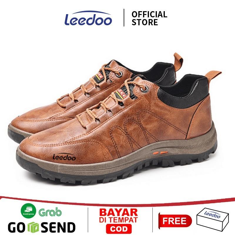 Jual Leedoo Sepatu Kulit Pria Sepatu Casual Pria Fahsion Tali Pria Formal Outdoor Shoes Mc