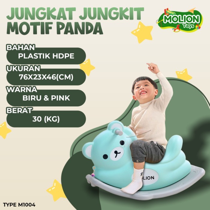Jual Mainan Kuda-kudaan Anak Rocking Panda Molion Mainan Playground ...
