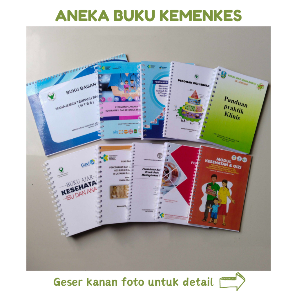 Jual ANEKA BUKU KEMENKES BANYAK JUDUL - IBU DAN ANAK SERTA GIZI ...