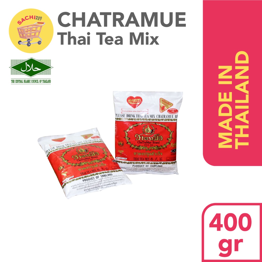 Jual THAI TEA CHATRAMUE THAILAND / TEH THAILAND (400gr) | Shopee Indonesia
