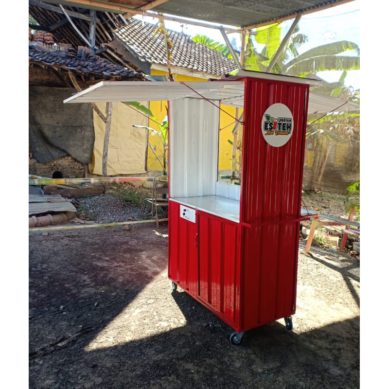 Jual Gerobak booth semi container es teh jumbo | Shopee Indonesia