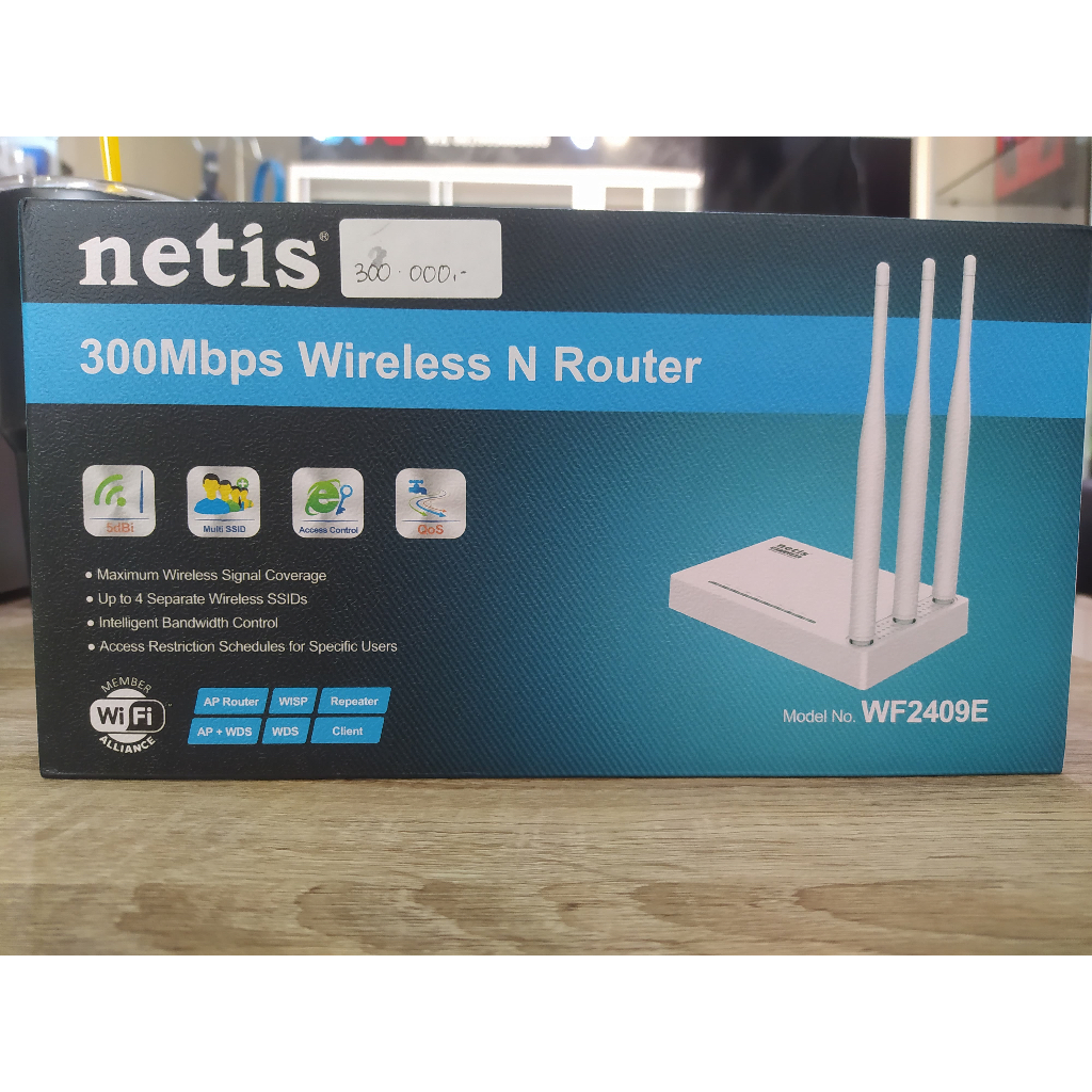 Jual NETIS WIRELESS N ROUTER 300MBPS WF2409E | Shopee Indonesia