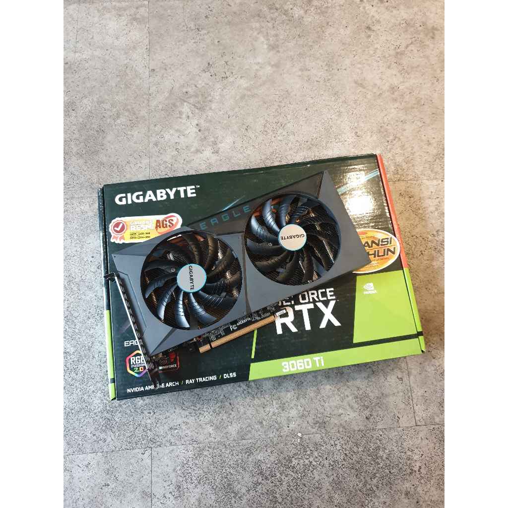 Jual GIGABYTE GEFORCE RTX 3060 Ti EAGLE 8GB GDDR6 256BIT NVIDIA
