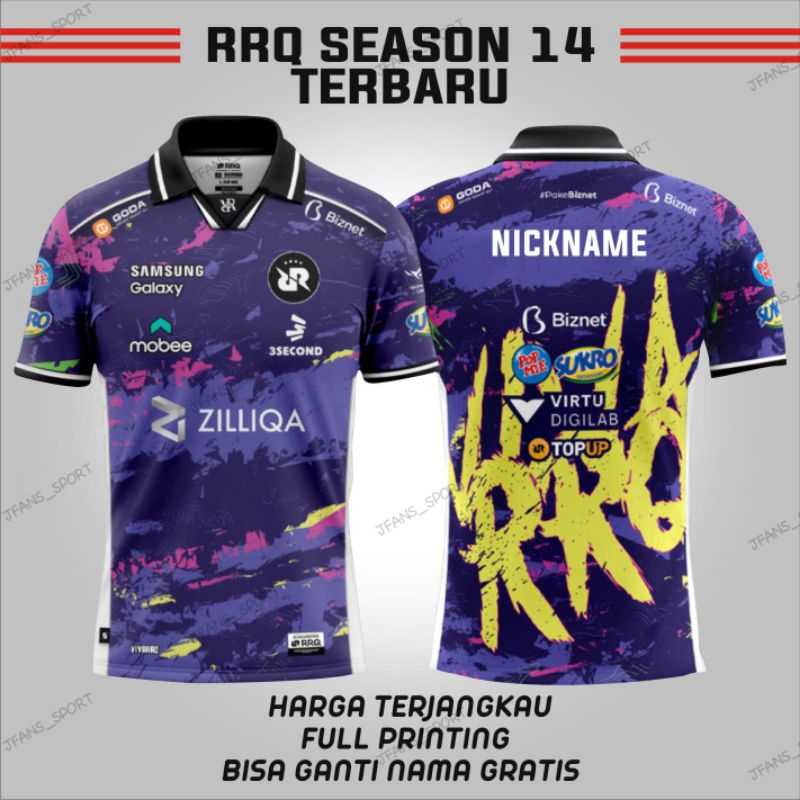Jual JERSEY RRQ TERBARU SEASON 14 FULL PRINTING BISA GANTI NAMA ...