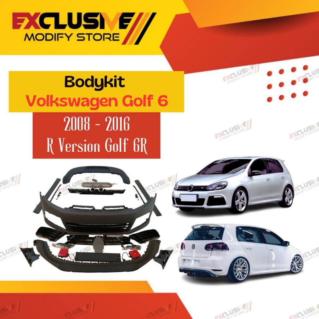 Jual VOLKSWAGEN GOLF 6 (2008 - 2016) BODYKIT UPGRADE R VERSION GOLF 6 ...