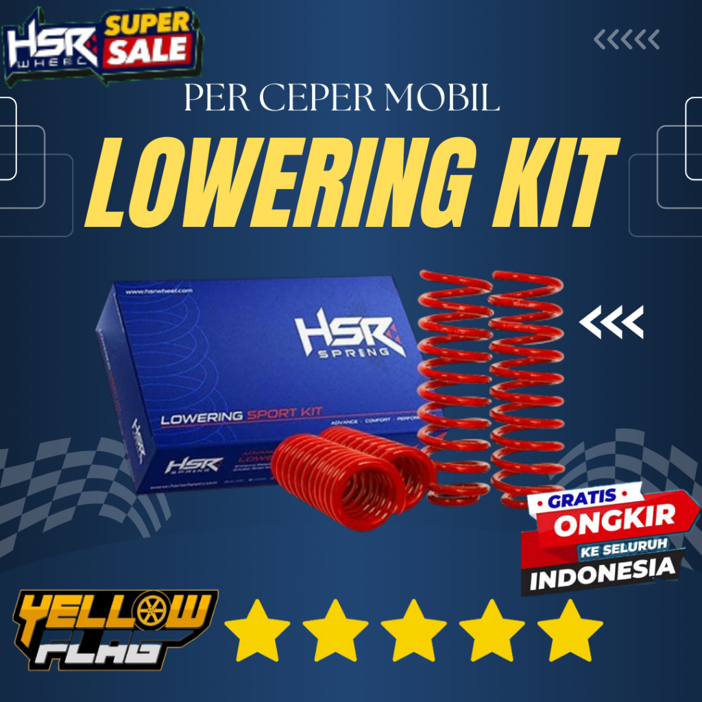 Jual PER CEPER INNOVA LOWERING KIT HSR BLUE DAN RED INNOVA SOLAR/DISEL ...