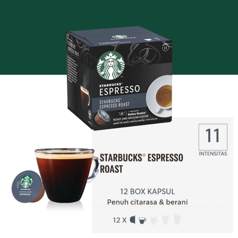 Jual Starbucks Espresso Roast Capsule Nescafe Dolce Gusto | Shopee ...
